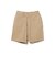 Plain Front Shorts Cut-Off Twill Garment Dye