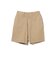 Plain Front Shorts Cut-Off Twill Garment Dye
