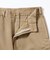 Plain Front Shorts Cut-Off Twill Garment Dye
