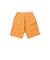 Plain Front Shorts Cut-Off Twill Garment Dye