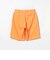 Plain Front Shorts Cut-Off Twill Garment Dye