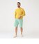 Plain Front Shorts Cut-Off Twill Garment Dye