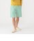 Plain Front Shorts Cut-Off Twill Garment Dye