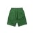 Plain Front Shorts Cut-Off Twill Garment Dye