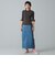 maturely / Fake Leather Work Skirt