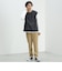 起毛 フェイクレイヤー ベスト ロングスリーブ Tシャツ