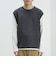 起毛 フェイクレイヤー ベスト ロングスリーブ Tシャツ