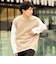 起毛 フェイクレイヤー ベスト ロングスリーブ Tシャツ