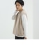 起毛 フェイクレイヤー ベスト ロングスリーブ Tシャツ
