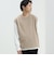起毛 フェイクレイヤー ベスト ロングスリーブ Tシャツ