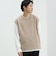 起毛 フェイクレイヤー ベスト ロングスリーブ Tシャツ