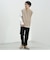 起毛 フェイクレイヤー ベスト ロングスリーブ Tシャツ