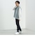 起毛 フェイクレイヤー ベスト ロングスリーブ Tシャツ