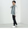 起毛 フェイクレイヤー ベスト ロングスリーブ Tシャツ
