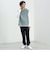 起毛 フェイクレイヤー ベスト ロングスリーブ Tシャツ