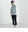 起毛 フェイクレイヤー ベスト ロングスリーブ Tシャツ
