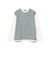 起毛 フェイクレイヤー ベスト ロングスリーブ Tシャツ