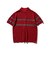 Knit Polo Mesh Stripe