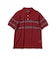 Knit Polo Mesh Stripe