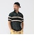 Knit Polo Mesh Stripe