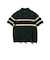 Knit Polo Mesh Stripe
