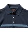 Knit Polo Mesh Stripe