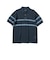 Knit Polo Mesh Stripe