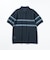 Knit Polo Mesh Stripe