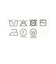 ツイードライク ジャカード Vネック ニット ベスト