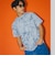 BEAMS / メッシュ プリント ルーズTシャツ
