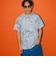 BEAMS / メッシュ プリント ルーズTシャツ