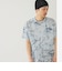 BEAMS / メッシュ プリント ルーズTシャツ