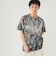 BEAMS / メッシュ プリント ルーズTシャツ