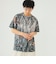 BEAMS / メッシュ プリント ルーズTシャツ