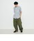 切替え バイアス チェック シャツ