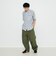 切替え バイアス チェック シャツ