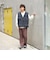 ポリエステル トロミ ベルテッド パンツ