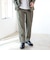 CITY DWELLERS / CORDURA(R) リップストップナイロン 1プリーツスラックス 24SS (セットアップ対応)