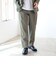 CITY DWELLERS / CORDURA(R) リップストップナイロン 1プリーツスラックス 24SS (セットアップ対応)