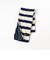 Muffler Cable Stripe Wool Fleece