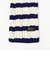 Muffler Cable Stripe Wool Fleece