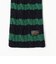 Muffler Cable Stripe Wool Fleece