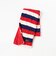 Muffler Cable Stripe Wool Fleece