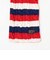 Muffler Cable Stripe Wool Fleece
