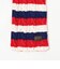 Muffler Cable Stripe Wool Fleece