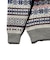 【別注】gim / Fair Isle Cricket V-Neck Knit