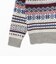 【別注】gim / Fair Isle Cricket V-Neck Knit