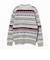 【別注】gim / Fair Isle Cricket V-Neck Knit