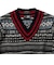 【別注】gim / Fair Isle Cricket V-Neck Knit