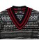 【別注】gim / Fair Isle Cricket V-Neck Knit